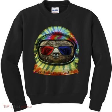 Sloth Astronaut 3D Kids Sweatshirt
