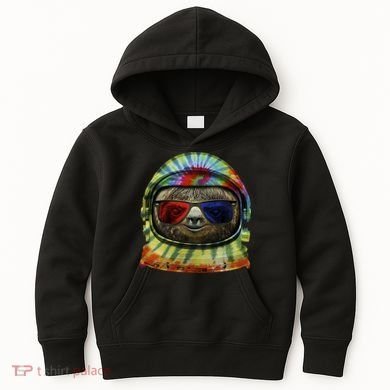 Sloth Astronaut 3D Kids Hoodie