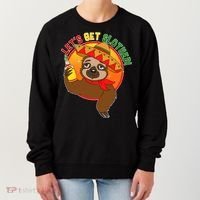 Sloth Cinco De Mayo Let's Get Slothed Women's Sweatshirt thumb 0