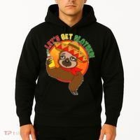 Sloth Cinco De Mayo Let's Get Slothed Hoodie thumb 2