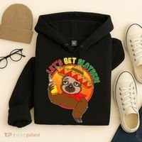 Sloth Cinco De Mayo Let's Get Slothed Hoodie thumb 4