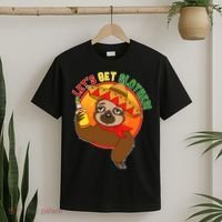 Sloth Cinco De Mayo Let's Get Slothed T-Shirt thumb 2