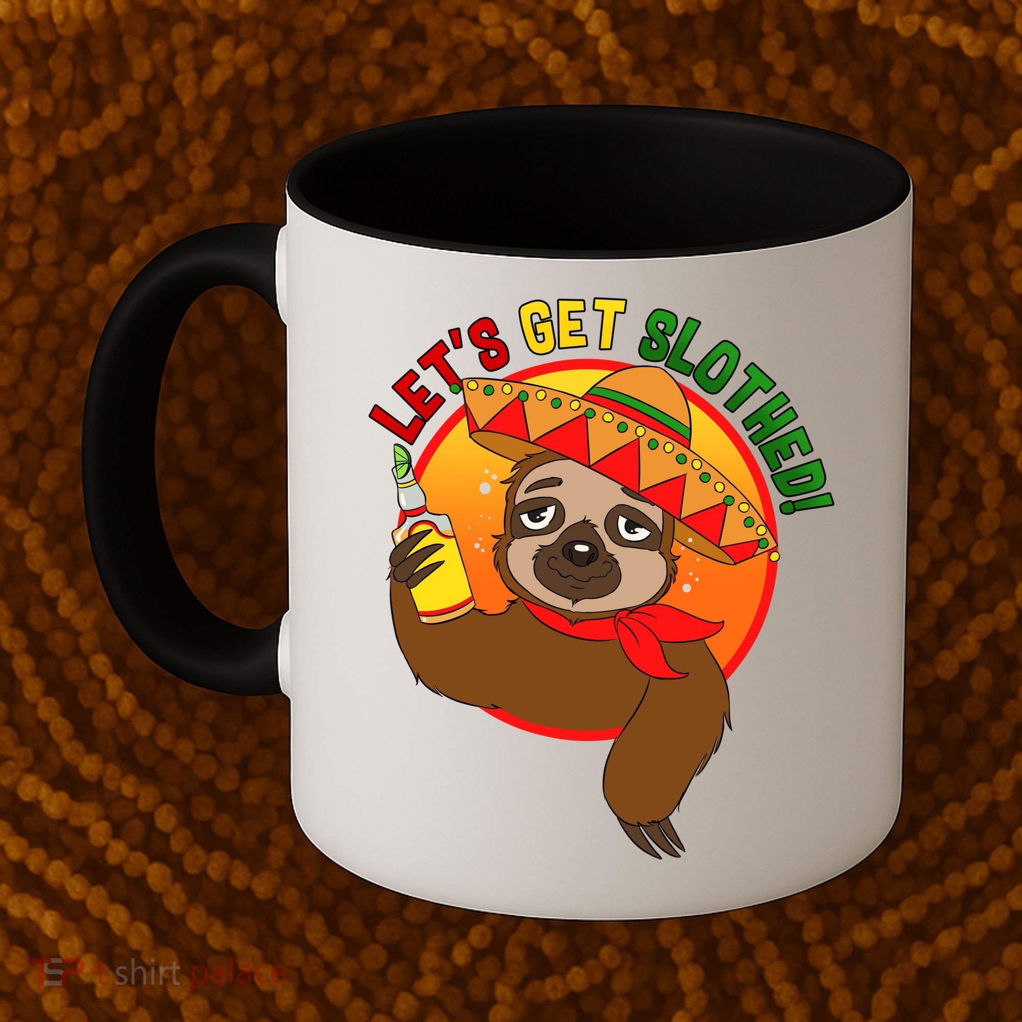 Sloth Cinco De Mayo Let's Get Slothed Coffee Mug