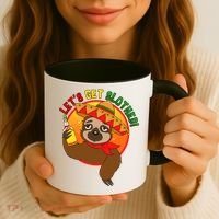 Sloth Cinco De Mayo Let's Get Slothed Coffee Mug thumb 3