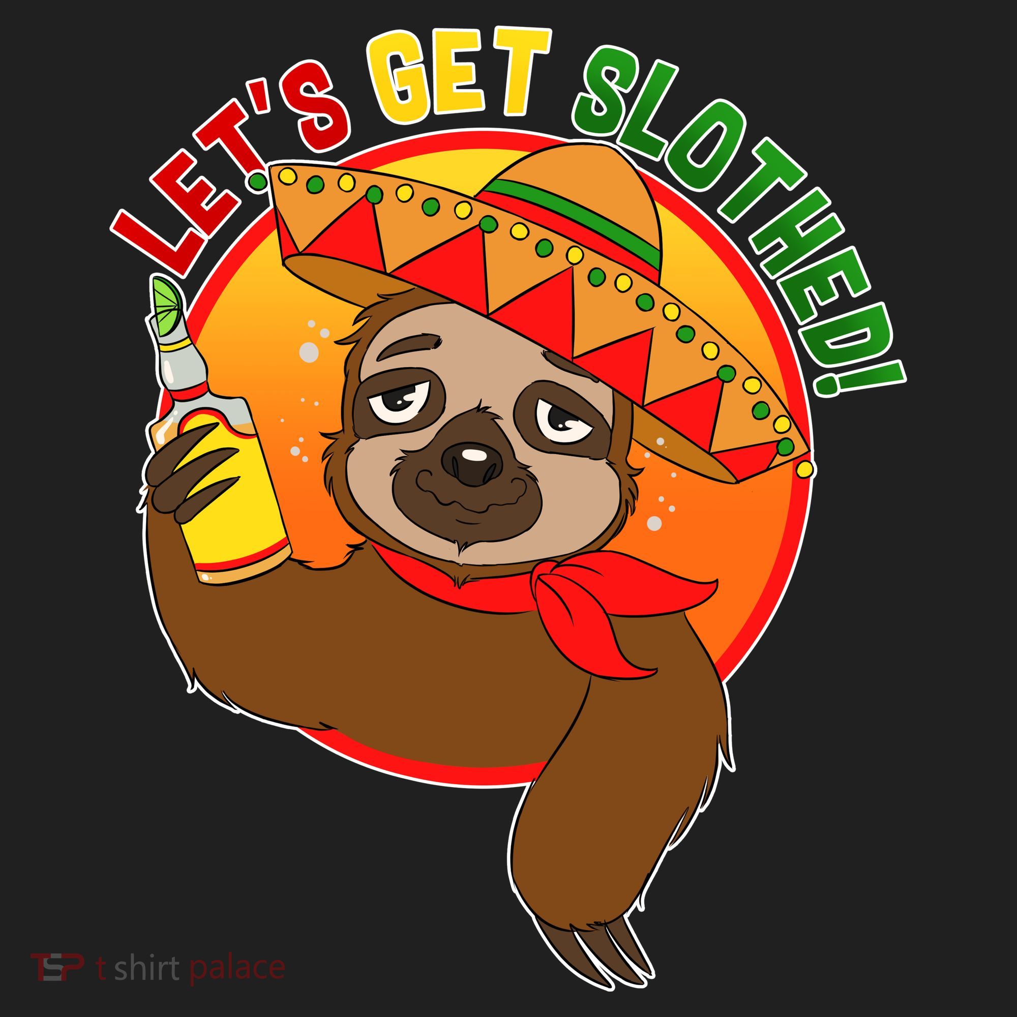 Sloth Cinco De Mayo Let's Get Slothed Tumbler