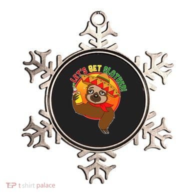 Sloth Cinco De Mayo Let's Get Slothed Ornament