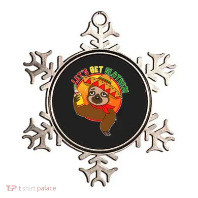 Sloth Cinco De Mayo Let's Get Slothed Ornament
