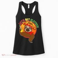 Sloth Cinco De Mayo Let's Get Slothed Women's Tank Top thumb 0
