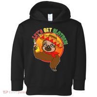 Sloth Cinco De Mayo Let's Get Slothed Toddler Hoodie thumb 0