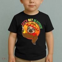 Sloth Cinco De Mayo Let's Get Slothed Toddler T-Shirt thumb 2
