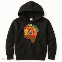 Sloth Cinco De Mayo Let's Get Slothed Kids Hoodie thumb 0
