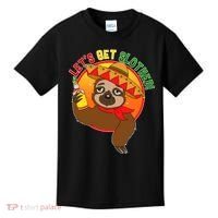 Sloth Cinco De Mayo Let's Get Slothed Kids T-Shirt thumb 0