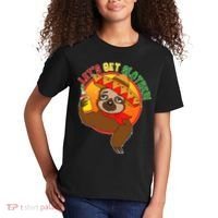 Sloth Cinco De Mayo Let's Get Slothed Kids T-Shirt thumb 2