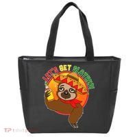 Sloth Cinco De Mayo Let's Get Slothed Tote Bag thumb 0