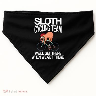 Sloth Cycling Team USA-Made Doggie Bandana