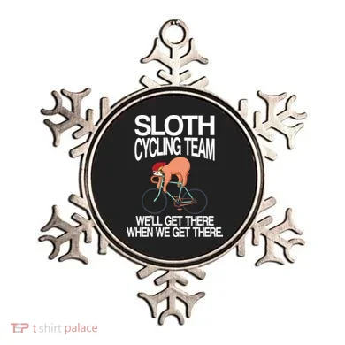 Sloth Cycling Team Ornament