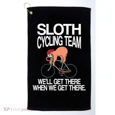 Sloth Cycling Team Golf Towel