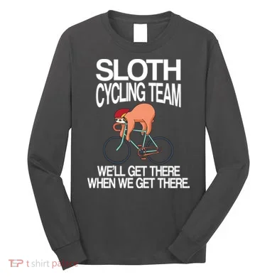 Sloth Cycling Team Long Sleeve Shirt