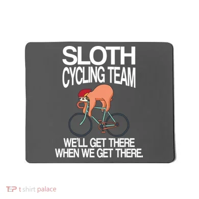 Sloth Cycling Team Mousepad