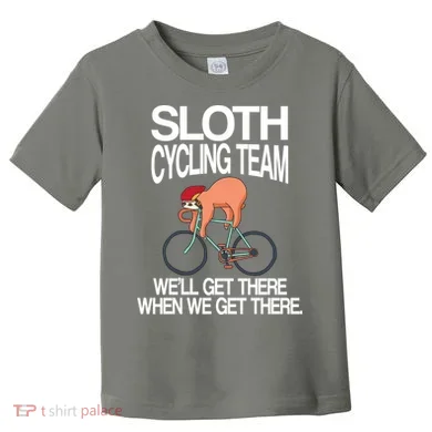 Sloth Cycling Team Toddler T-Shirt