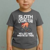 Sloth Cycling Team Toddler T-Shirt thumb 2