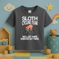 Sloth Cycling Team Toddler T-Shirt thumb 3