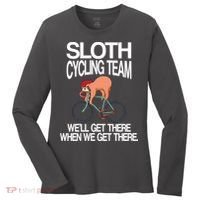 Sloth Cycling Team Women's Long Sleeve Shirt thumb 0