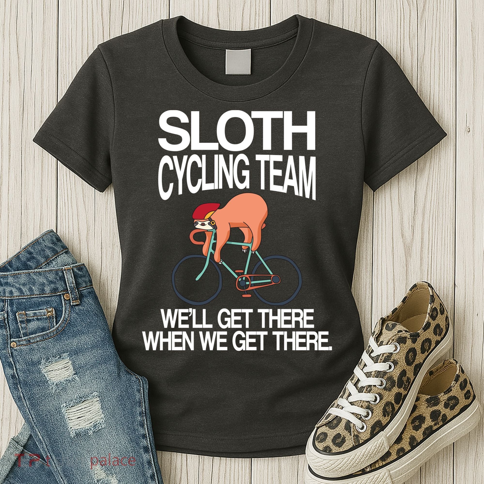 Sloth Cycling Team Women's T-Shirt