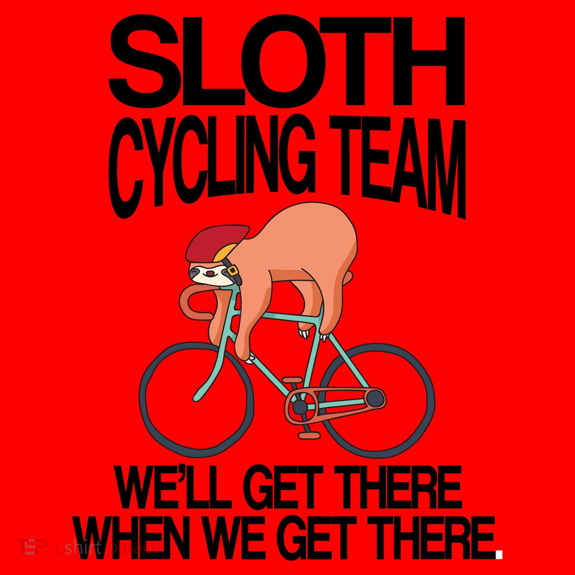 Sloth Cycling Team Santa Hat