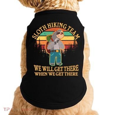 Sloth Hiking Team Doggie Tank