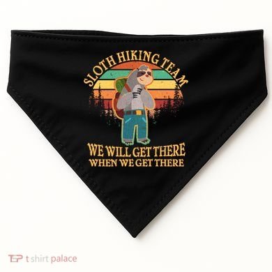 Sloth Hiking Team USA-Made Doggie Bandana