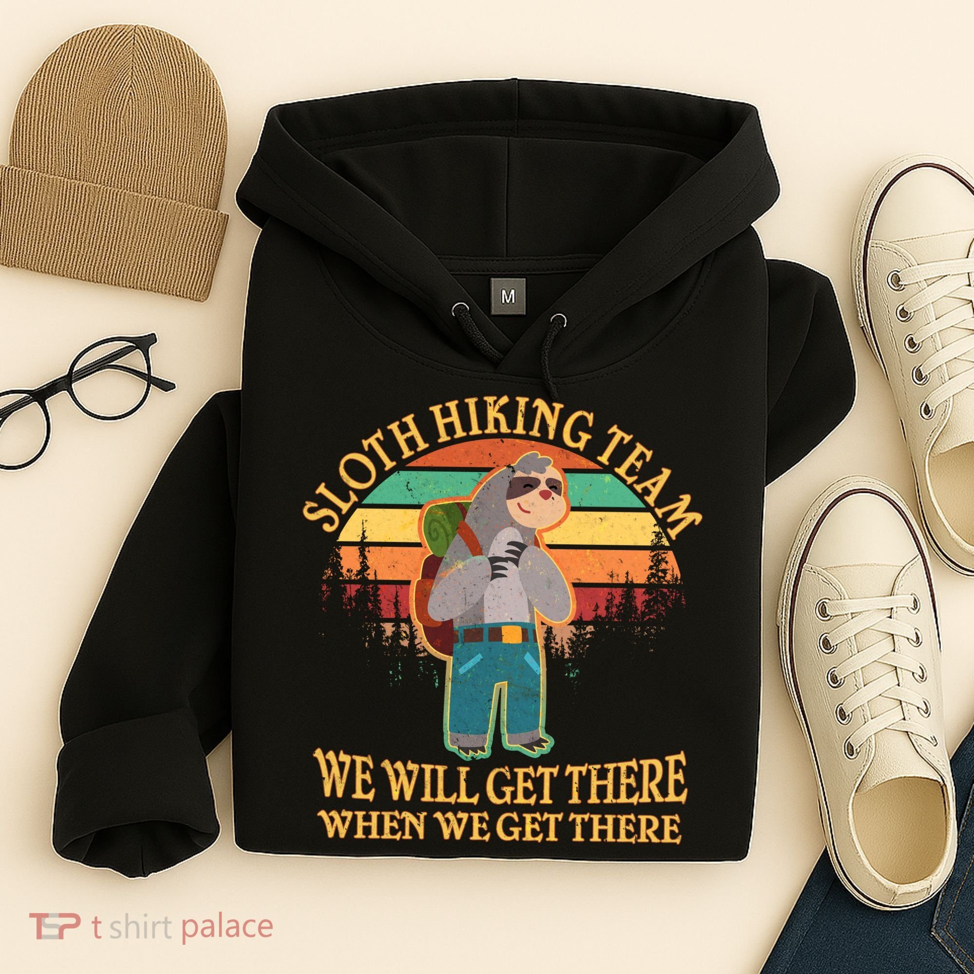 Sloth Hiking Team Hoodie