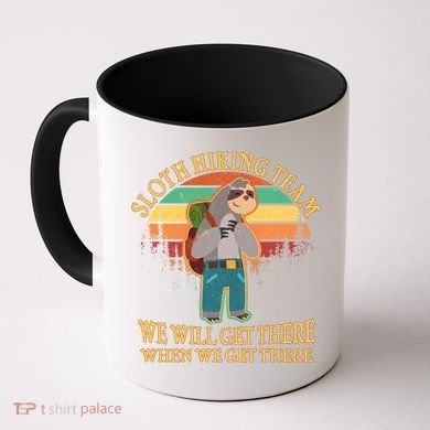 Sloth Hiking Team Coffee Mug