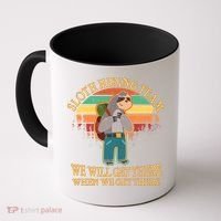 Sloth Hiking Team Coffee Mug thumb 0