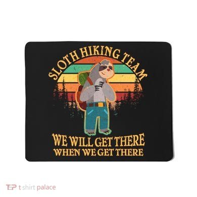 Sloth Hiking Team Mousepad