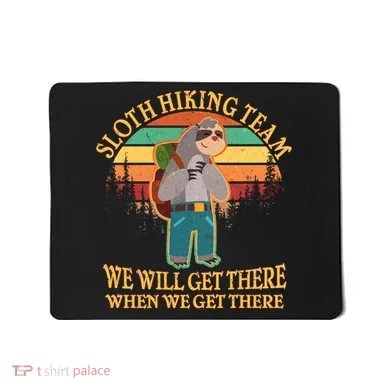 Sloth Hiking Team Mousepad