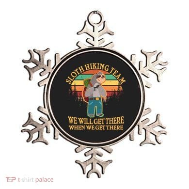 Sloth Hiking Team Ornament