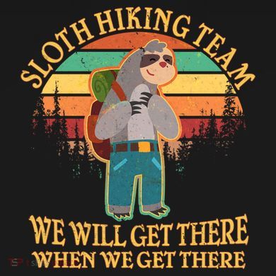 Sloth Hiking Team Toddler Sweatshirt