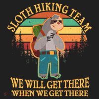 Sloth Hiking Team Golf Towel thumb 3