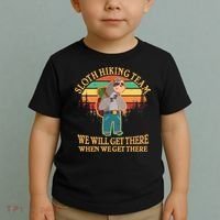 Sloth Hiking Team Toddler T-Shirt thumb 2