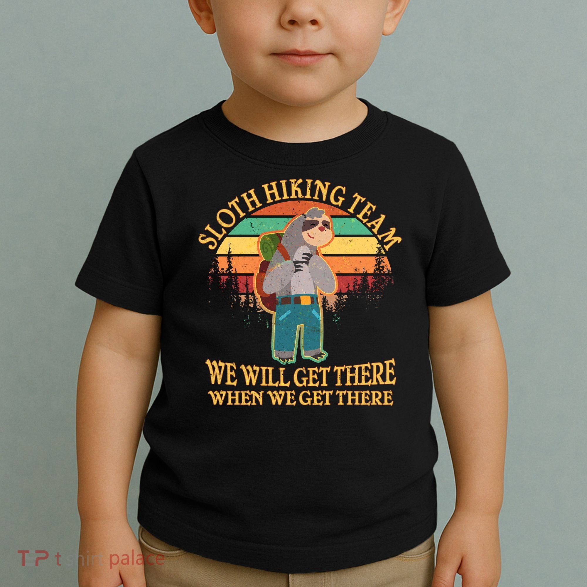 Sloth Hiking Team Toddler T-Shirt