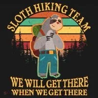 Sloth Hiking Team Women's Long Sleeve Shirt thumb 2