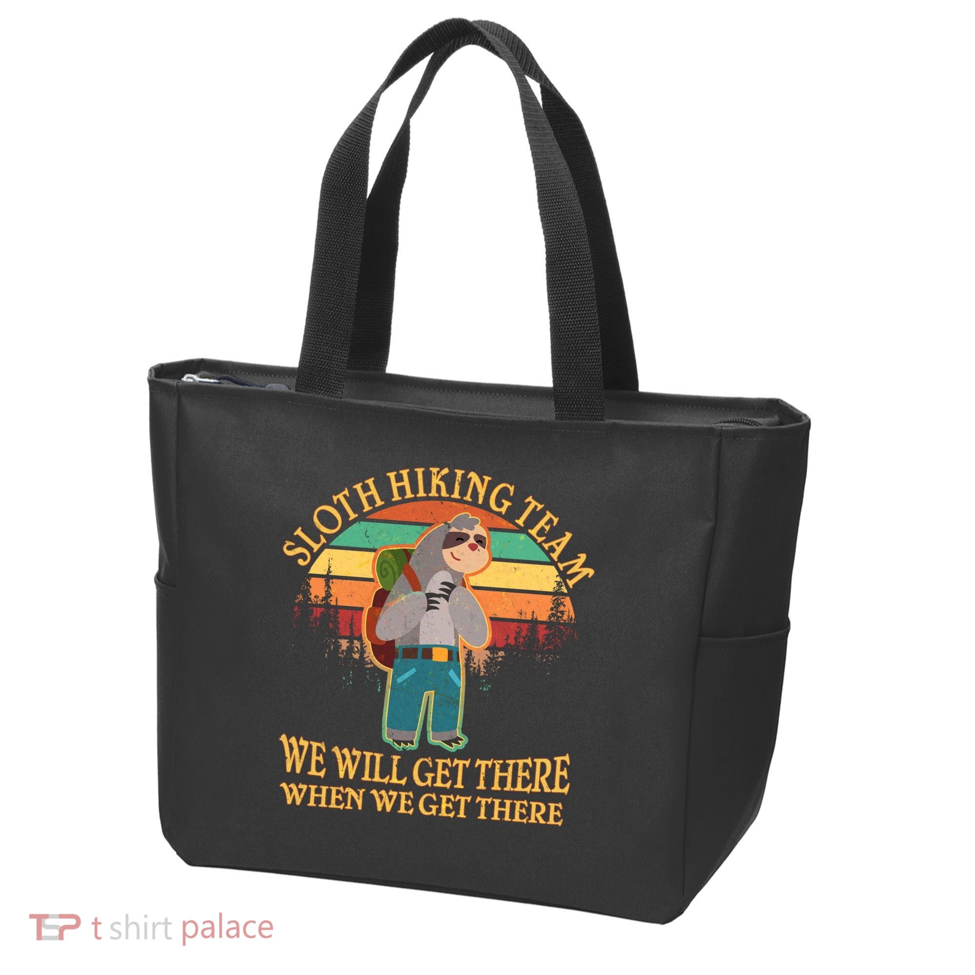 Sloth Hiking Team Tote Bag