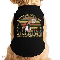 Sloth Hiking Team We Will Get There When We Get There Doggie Tank thumb 0