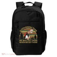 Sloth Hiking Team We Will Get There When We Get There Backpack thumb 0