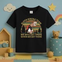 Sloth Hiking Team We Will Get There When We Get There Toddler T-Shirt thumb 3