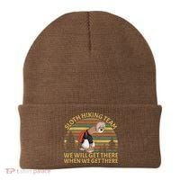 Sloth Hiking Team We Will Get There When We Get There Beanie thumb 0