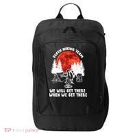 Sloth Hiking Team Will Get We There Funny Camping City Backpack thumb 0