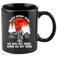 Sloth Hiking Team Will Get We There Funny Camping 11oz C Handle Ceramic Mug thumb 0