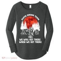 Sloth Hiking Team Will Get We There Funny Camping Women's Perfect Tri Tunic Long Sleeve Shirt thumb 0